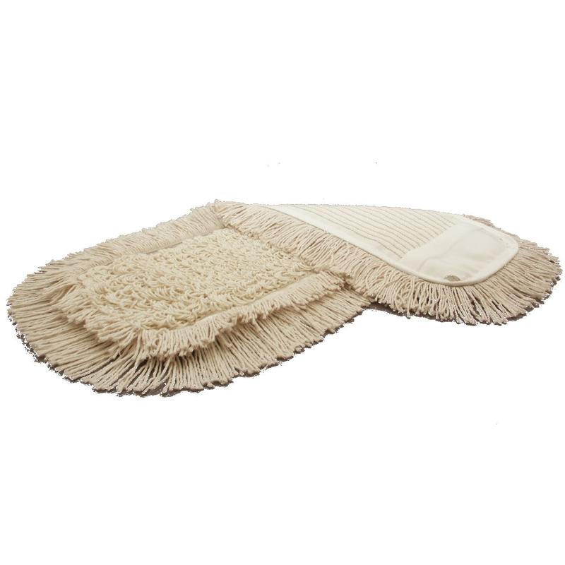 TASKI Multi Mop Special (5 kpl) Diversey Deutschland GmbH & Co. OHG:lta on beige suorakulmainen puhdistusmoppi, jossa on hapsureuna – ihanteellinen ammattilaisten lattianpuhdistukseen.