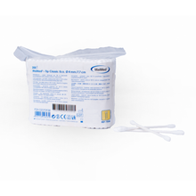 MaiMed -Tip Classic ECO (pieni pää) ei-steriilit pumpulipuikot, pahvitikku, 200 kpl/pussi | Pakkaus (200 kpl)