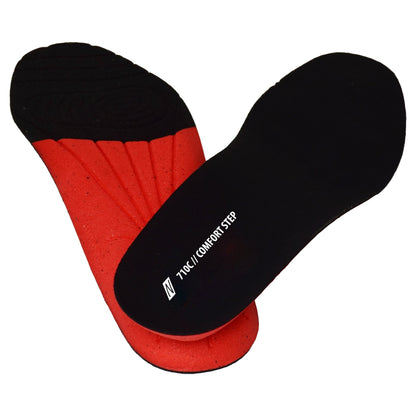 NITRAS COMFORT STEP, pohjalliset, musta/punainen