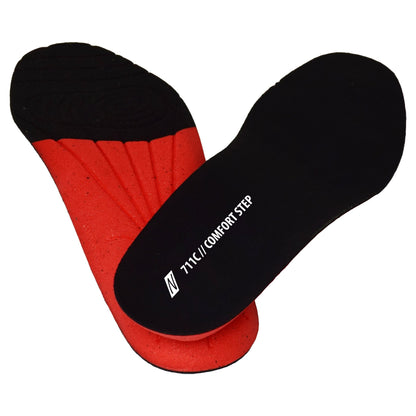 NITRAS COMFORT STEP, pohjalliset, musta/punainen