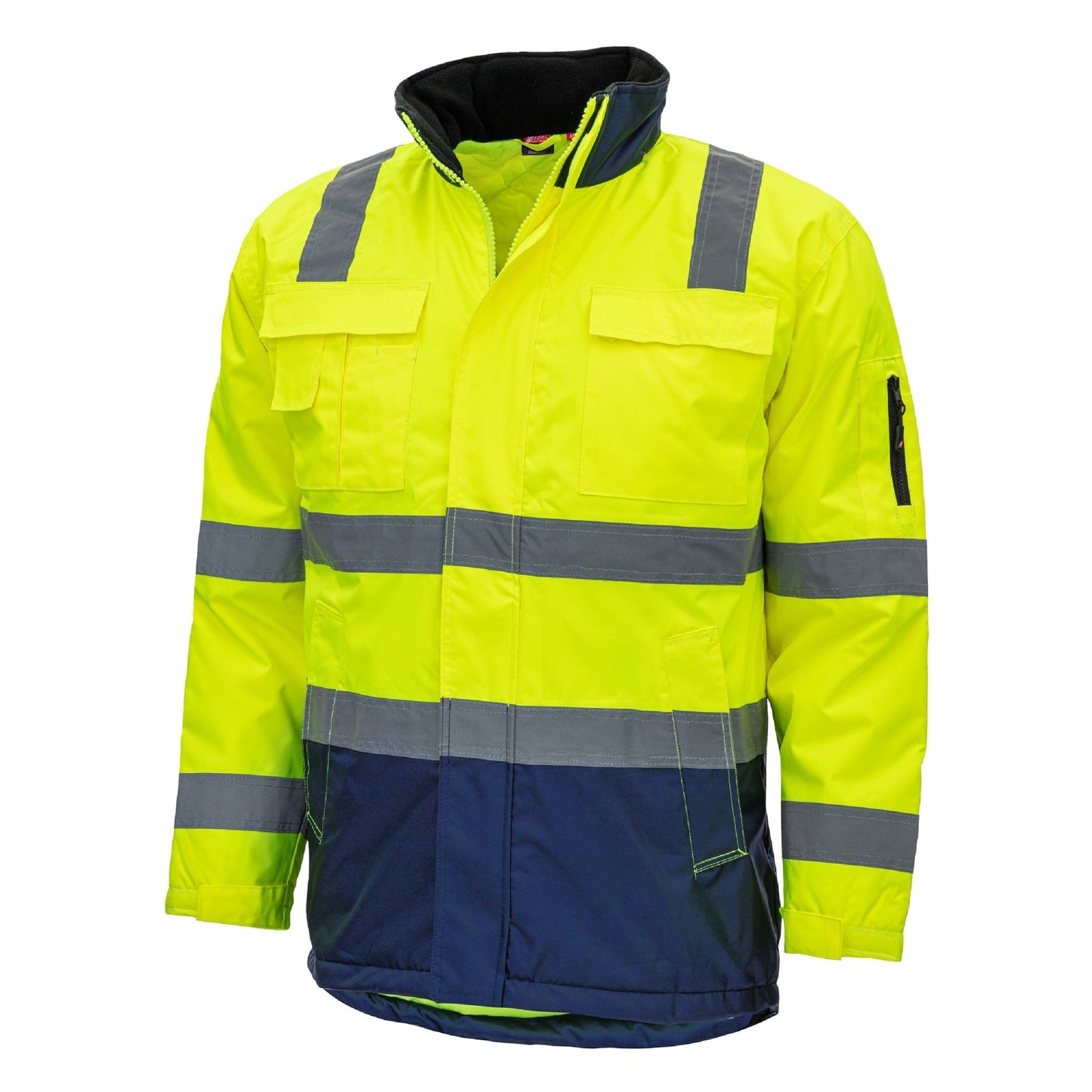 NITRAS MOTION TEX VIZ, näkyvä parka, neonkeltainen / laivastonsininen