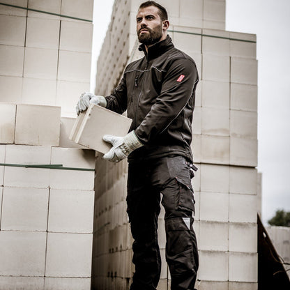 NITRAS MOTION TEX LIGHT, softshell-takki, musta