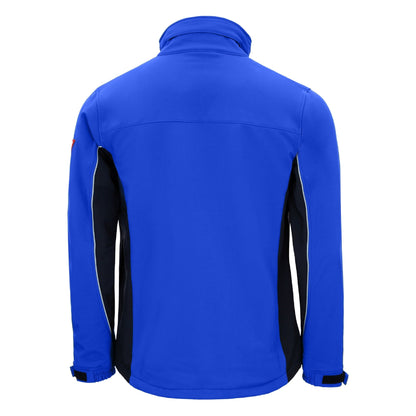 NITRAS MOTION TEX LIGHT, softshell-takki, kuninkaallinen sininen/musta