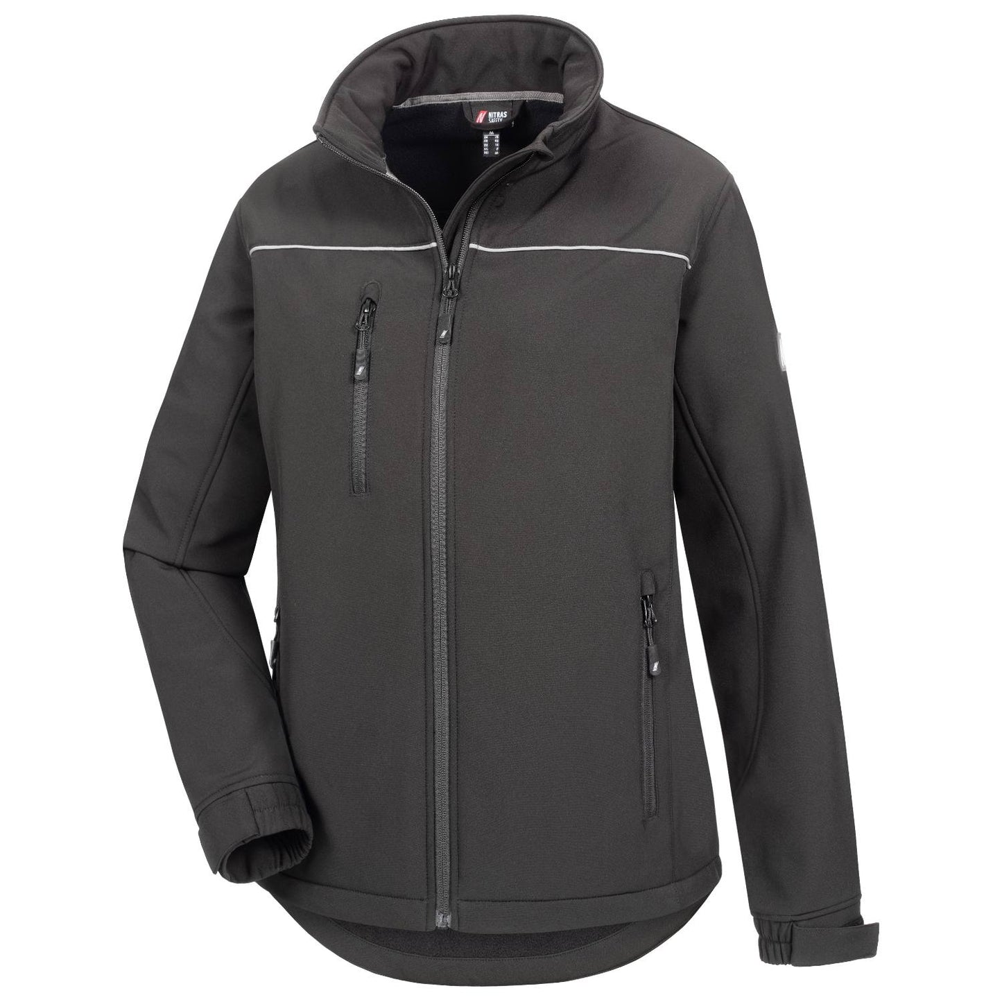 NITRAS MOTION TEX LIGHT, softshell-takki, musta