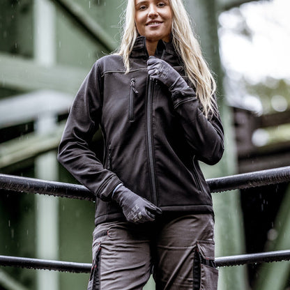 NITRAS MOTION TEX LIGHT, softshell-takki, musta