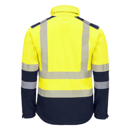 NITRAS MOTION TEX VIZ, erittäin näkyvä softshell-takki
