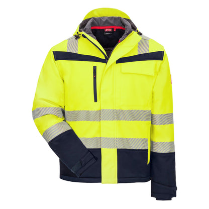 NITRAS MOTION TEX VIZ PLUS, talvinen näkyvä softshell-takki
