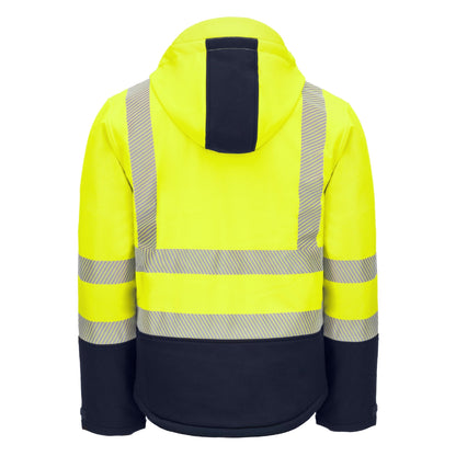 NITRAS MOTION TEX VIZ PLUS, talvinen näkyvä softshell-takki