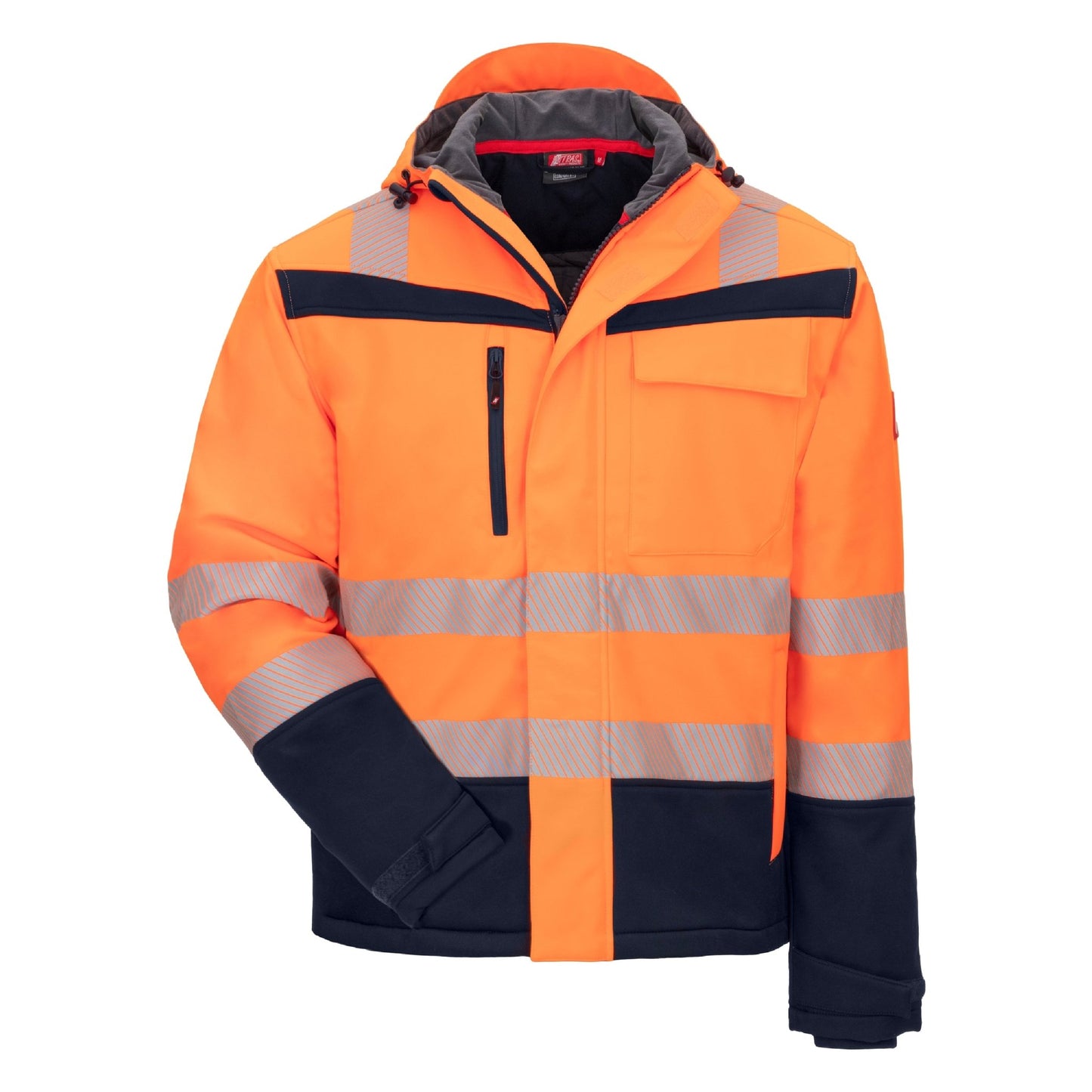NITRAS MOTION TEX VIZ PLUS, talvinen näkyvä softshell-takki