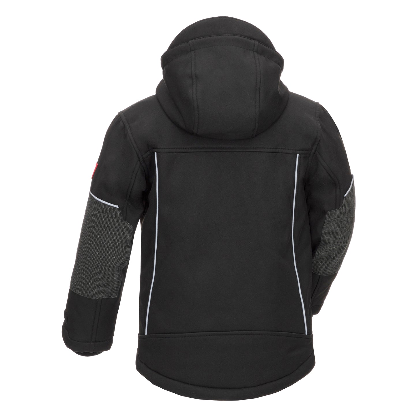 NITRAS MOTION TEX KIDS, softshell-takki, musta