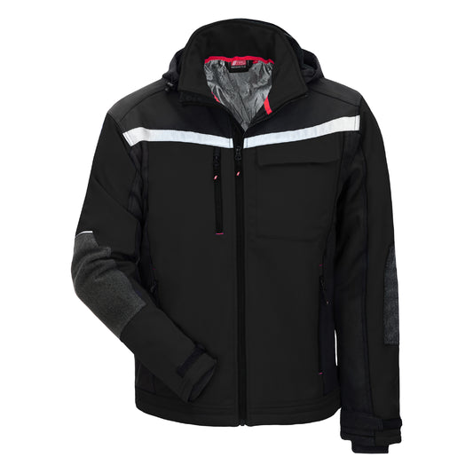 NITRAS MOTION TEX PLUS, softshell-takki, musta