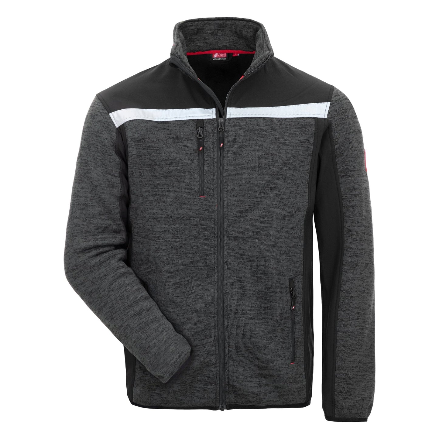 NITRAS MOTION TEX PLUS, neulottu softshell-takki, musta
