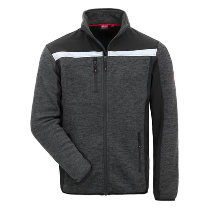NITRAS MOTION TEX PLUS, neulottu softshell-takki, musta