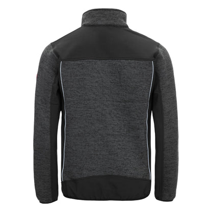 NITRAS MOTION TEX PLUS, neulottu softshell-takki, musta