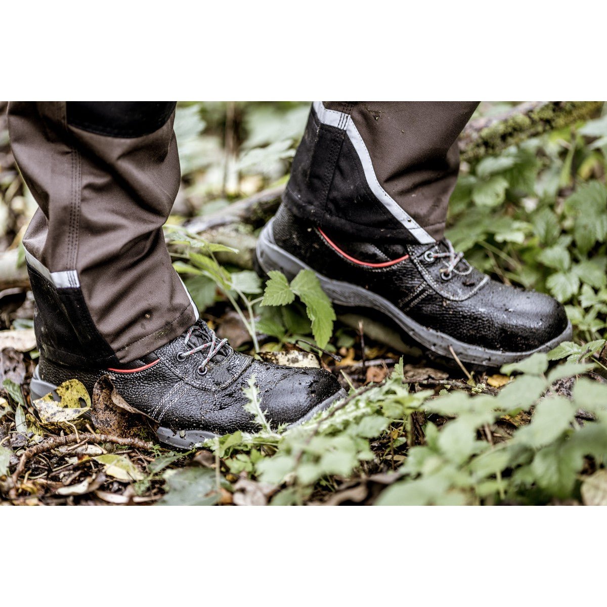 NITRAS STEP MID MF, S3 turvasaappaat, keskikorkeat, mustat