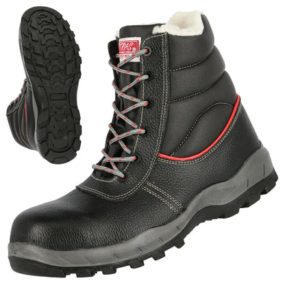 NITRAS STEP MID+ MF W, S3 CI turvatalvisaappaat, keskikorkea, musta