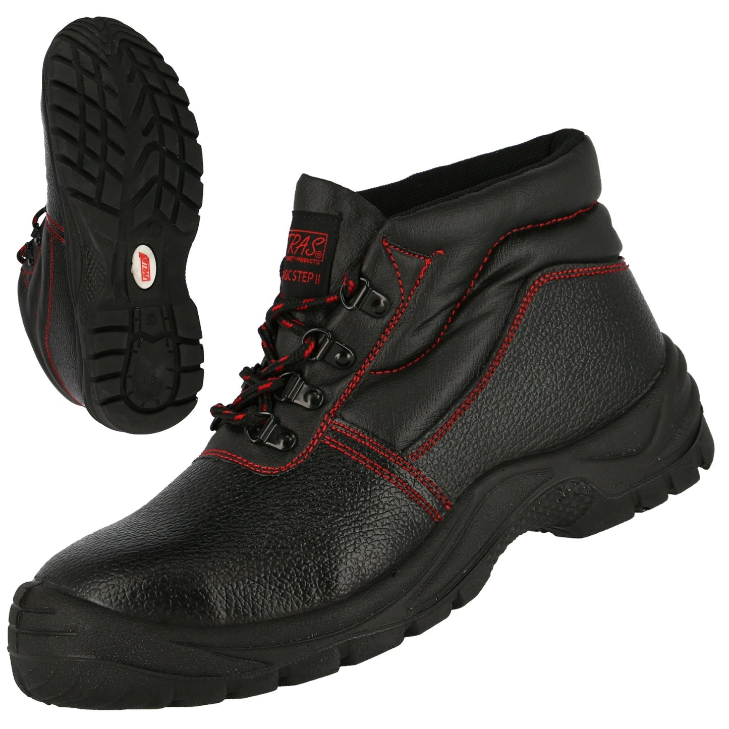 NITRAS BASIC STEP MID, S3 turvasaappaat, keskikorkeat, mustat