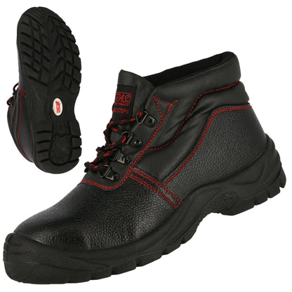 NITRAS BASIC STEP MID, S3 turvasaappaat, keskikorkeat, mustat