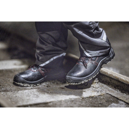 NITRAS BASIC STEP MID, S3 turvasaappaat, keskikorkeat, mustat