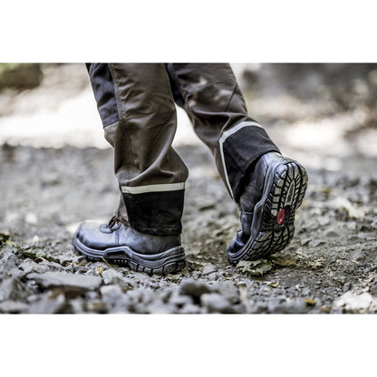 NITRAS POWER STEP MID, S3 HI HRO turvasaappaat, keskikorkea, musta