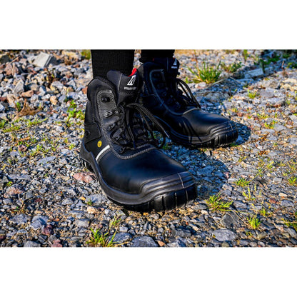 NITRAS UTILITY STEP MID, S3L CI FO SR turvasaappaat, musta