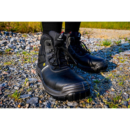 NITRAS UTILITY STEP MID, S3L CI FO SR turvasaappaat, musta