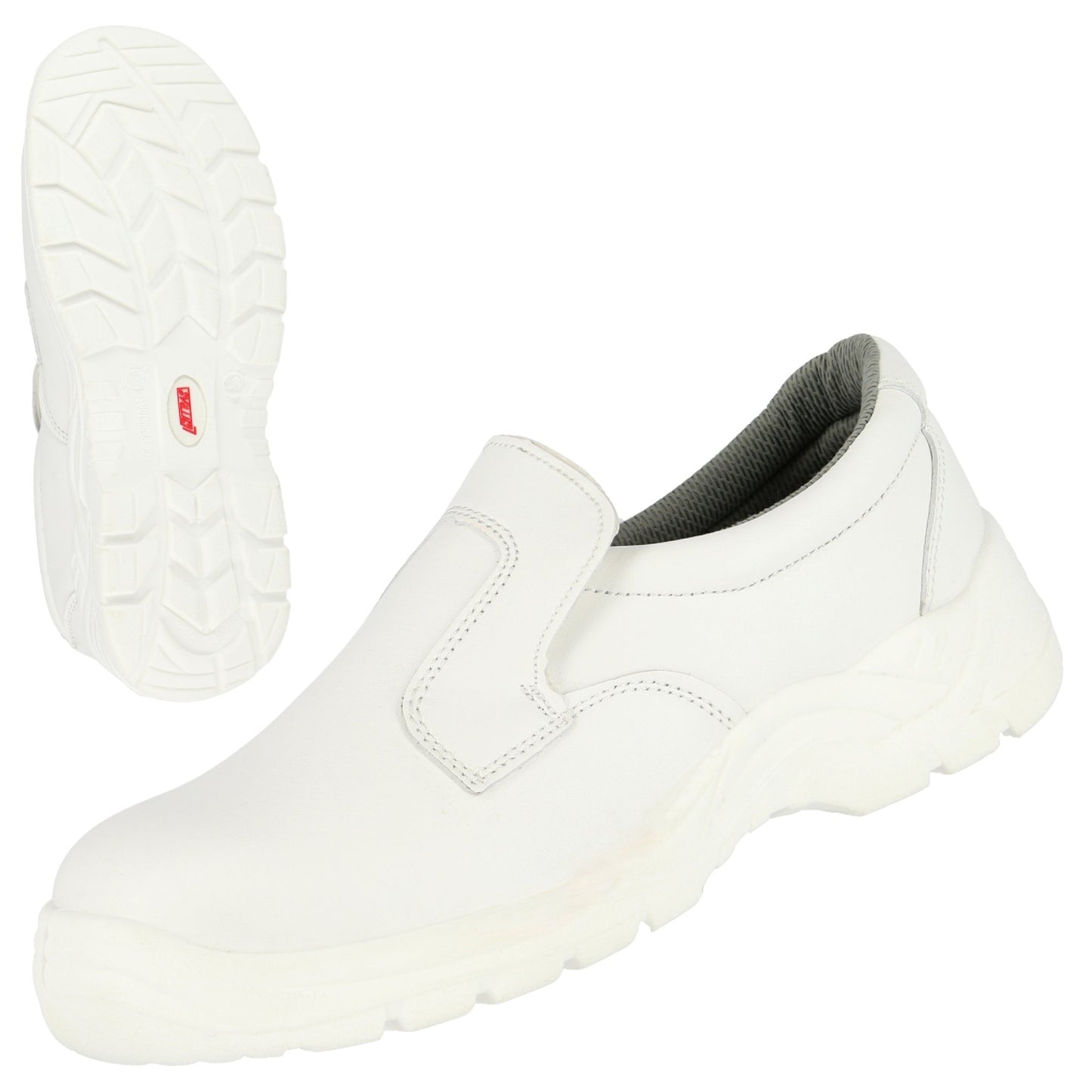 NITRAS CLEAN STEP SL, S2 turvatossut, valkoinen