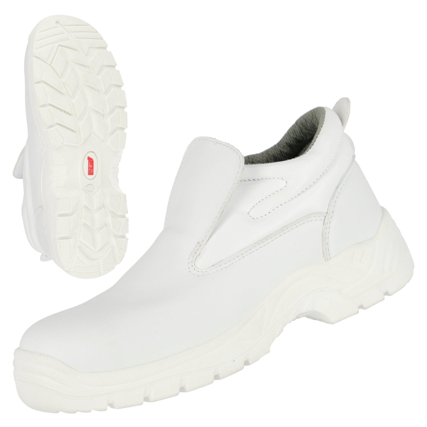 NITRAS CLEAN STEP MID SL, S2 turvatossut, valkoinen