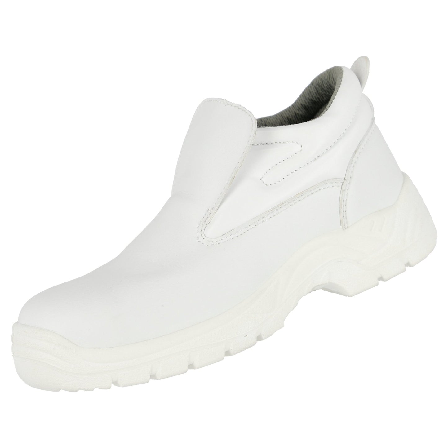 NITRAS CLEAN STEP MID SL, S2 turvatossut, valkoinen