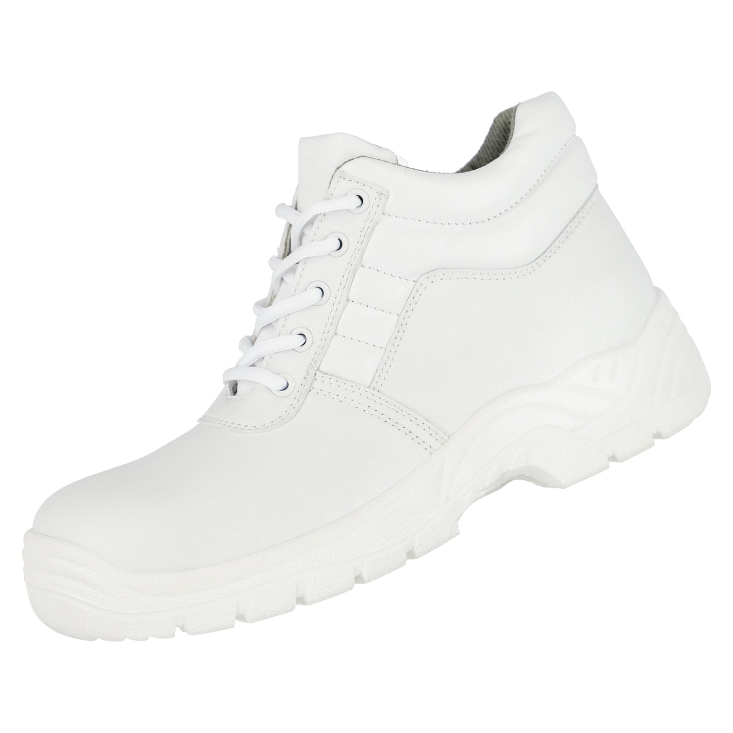 NITRAS CLEAN STEP MID, S2 turvasaappaat, keskikorkea, valkoinen