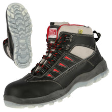 NITRAS SPORT STEP MID, S3 turvasaappaat, keskikorkeat, mustat