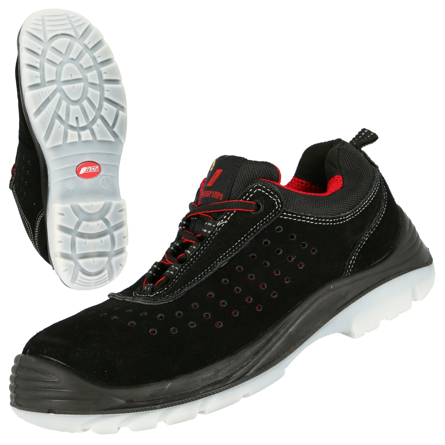 NITRAS EASY STEP P, S1P turvakengät, musta