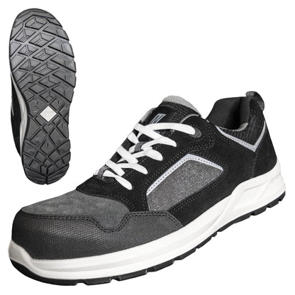 NITRAS CLASSIC STEP, S1P turvakengät, harmaa/musta