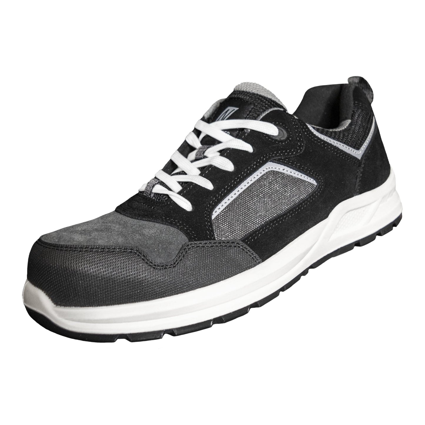 NITRAS CLASSIC STEP, S1P turvakengät, harmaa/musta