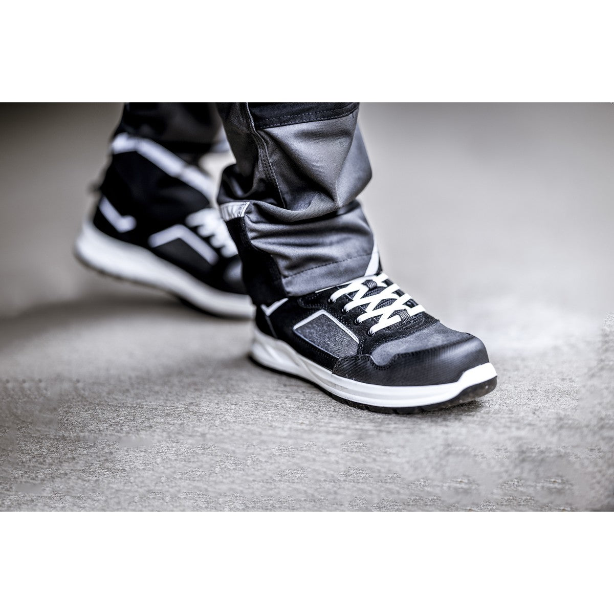 NITRAS CLASSIC STEP, S1P turvakengät, harmaa/musta