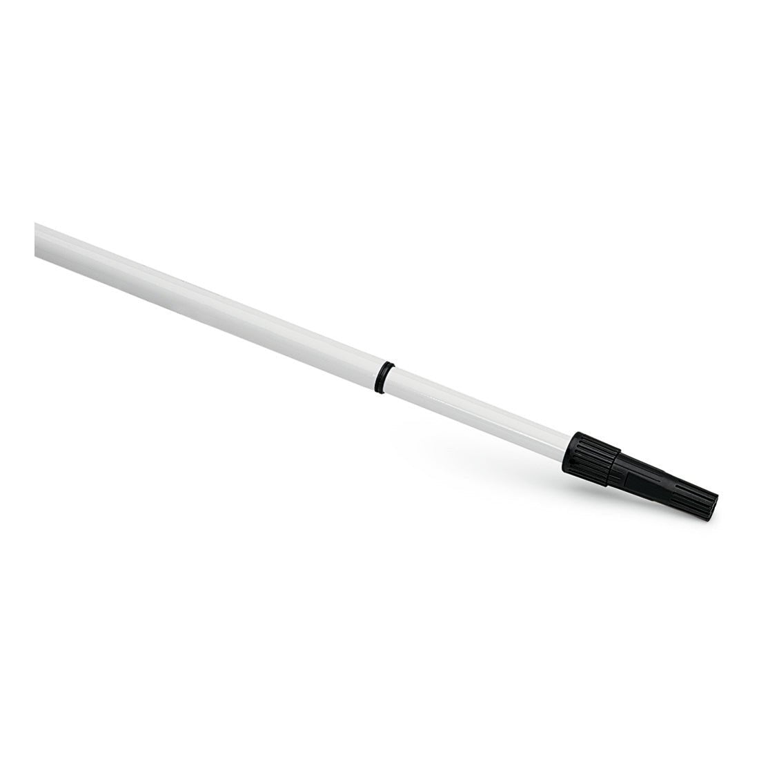 Die Nölle Profi Brush Teleskopstange 2 x 1,00 m (max. Länge 2,00 m) von Nölle Profi Brush Bürsten- & Pinseltechnik e.K. ist mit einer schwarzen, verstellbaren Verriegelung vor einem schlichten weißen Hintergrund abgebildet.