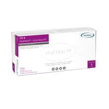 MaiMed-vinyylisininen PF, ei-steriilit, puuterittomat vinyylitutkintakäsineet 100 kpl/laatikko