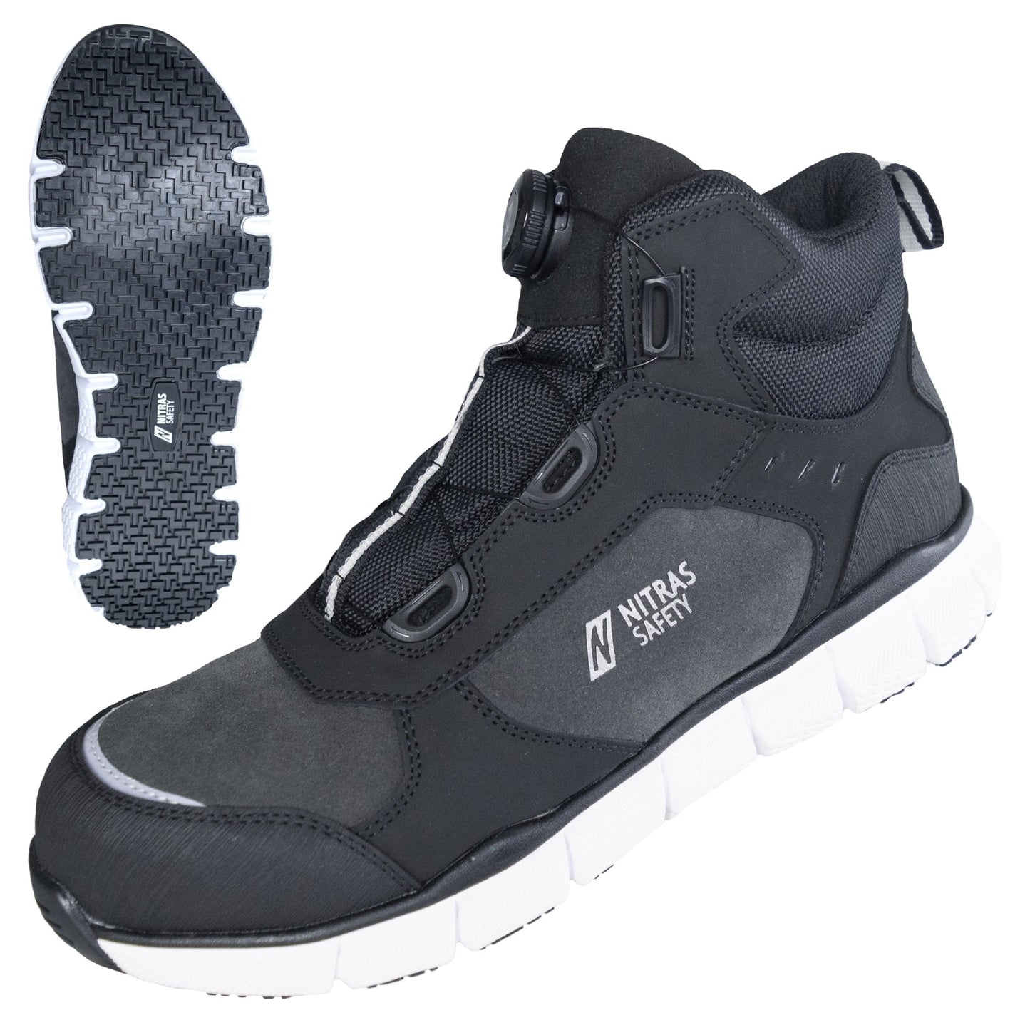 NITRAS SONIC STEP MID FIT, S3S FO HRO SC SR, turvasaappaat, keskikorkeus