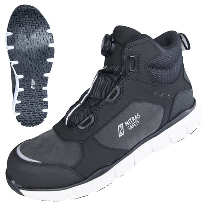 NITRAS SONIC STEP MID FIT, S3S FO HRO SC SR, turvasaappaat, keskikorkeus