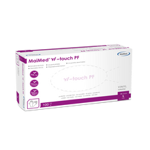 MaiMed vi-touch kertakäyttöiset vinyylikäsineet, puuterittomat, 100 kpl/laatikko