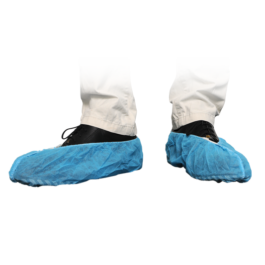 MaiMed-Cover ABS-kenkäsuojat PP-materiaalia, sininen, 50 kpl/pakkaus. | Pakkaus (50 kpl)