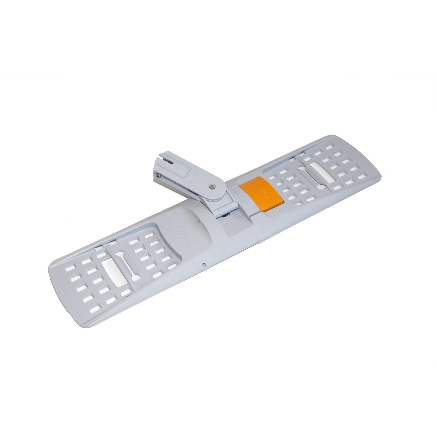 TASKI Multi Mop -taittopidike (50 cm) Diversey Deutschland GmbH & Co. OHG:lta on muovinen mopin pidike, jossa on avattava keskiosa ja oranssi nappi varren ja tyynyn kiinnittämiseen - ihanteellinen lattian puhdistukseen. Pakkaus: 1 kappale.