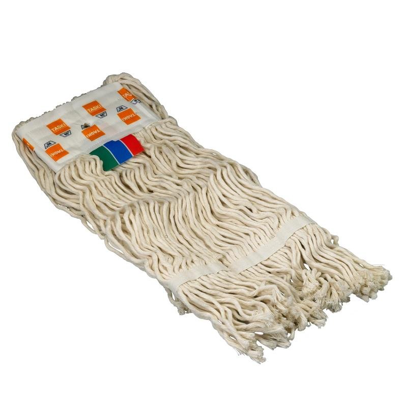 TASKI Duo Mop -hapsut (300 g) Diversey Deutschlandilta ovat imukykyisiä 100% puuvillahapsuja, joissa on nauhavahvistus ja värilliset etiketit, ne ovat pestäviä jopa 95°C asti ja ihanteellisia TASKI Duo Mop -järjestelmiin. Laatikko sisältää 2 pakkausta.