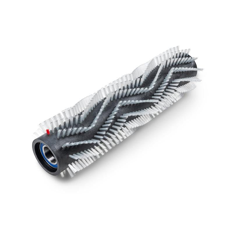 TASKI Ultimaxx -rullaharja pesubetonille, 55 cm Diversey Deutschland GmbH & Co. OHG:lta on vaihtorullaharja, jossa on valkoiset chevron-harjakset, musta ydin ja metallilaakerit TASKI Ultimaxx RB-sarjalle.
