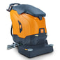 TASKI ULTIMAXX 1900 RB55 Performance BMS 40A Diversey Deutschlandilta on seuraavan sukupolven oranssi/harmaa ajettava yhdistelmäkone, jossa on 43 litran säiliö, 55 cm kaksoisharja, kompakti muotoilu ja näkyvät ohjaimet teolliseen puhdistukseen.
