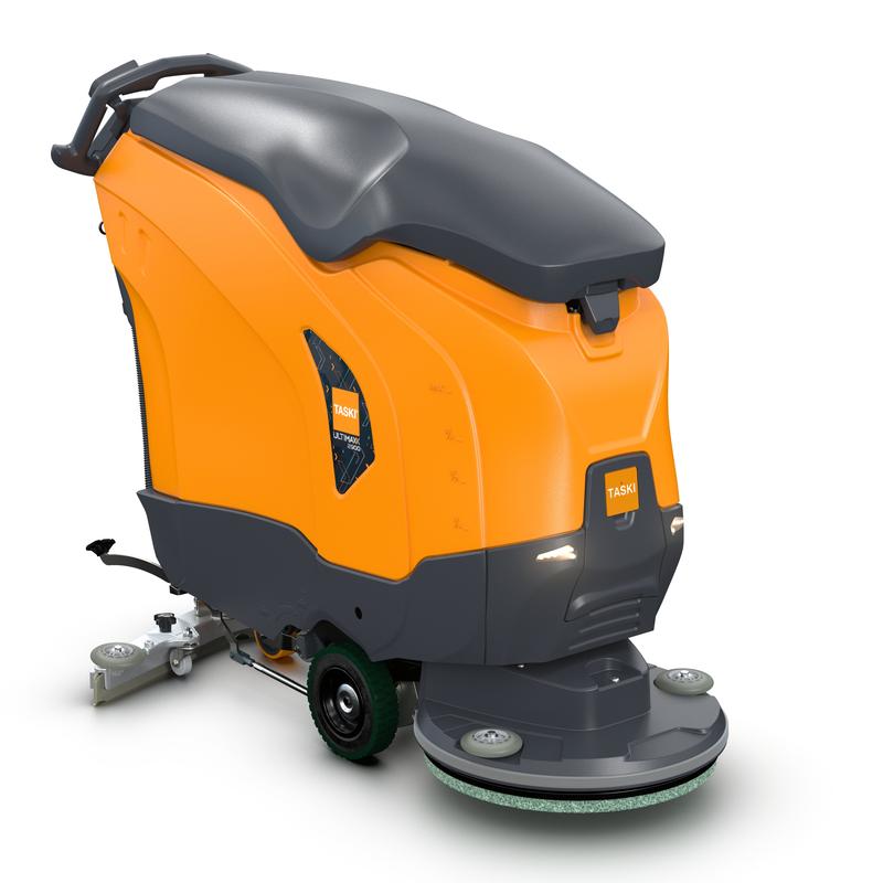 TASKI ULTIMAXX 2900 SD50 Performance EBU Diversey Deutschlandilta on uusin sukupolvi yhdistelmäkone, jossa on pyörävetoinen, 63 litran säiliö ja 50 cm yksittäinen levy, ihanteellinen teollisuuslattioiden tehokkaaseen puhdistukseen.