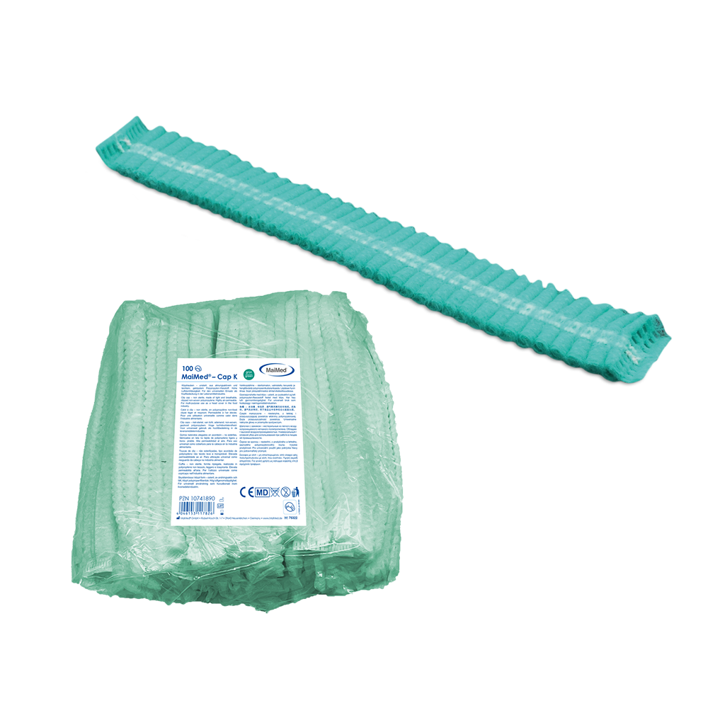 MaiMed-Cap K, klipsikorkki PP:stä, 100 kpl/pussi