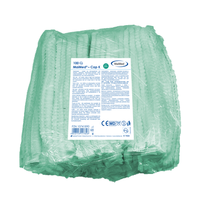 MaiMed-Cap K, klipsikorkki PP:stä, 100 kpl/pussi