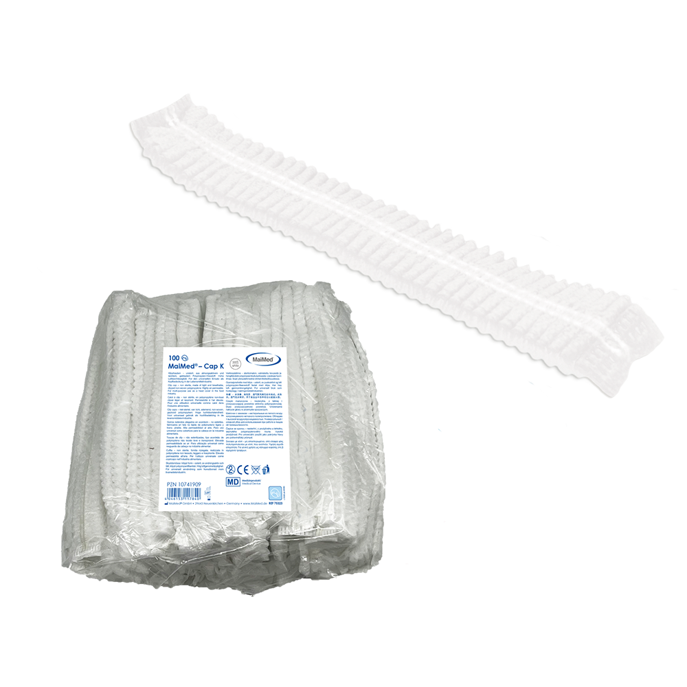 MaiMed-Cap K, klipsikorkki PP:stä, 100 kpl/pussi