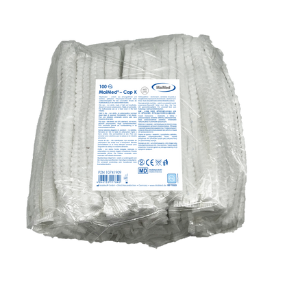 MaiMed-Cap K, klipsikorkki PP:stä, 100 kpl/pussi